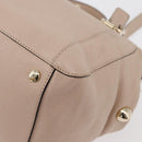 Chloe Hand Bag Leather 2way Beige Gold Auth BA12288A-15