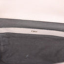 Chloe Hand Bag Leather 2way Beige Gold Auth BA12288A-20