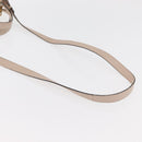 Chloe Hand Bag Leather 2way Beige Gold Auth BA12288A-9