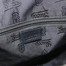 GUCCI GG Canvas Guccissima Shoulder Bag Leather Black Gold 201448 Auth BA12289-16