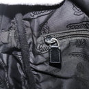 GUCCI GG Canvas Guccissima Shoulder Bag Leather Black Gold 201448 Auth BA12289-20