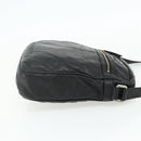 GUCCI GG Canvas Guccissima Shoulder Bag Leather Black Gold 201448 Auth BA12289-5