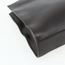 GUCCI Hand Bag Leather Dark Brown Silver 002 1024 Auth BA12290-14