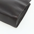 GUCCI Hand Bag Leather Dark Brown Silver 002 1024 Auth BA12290-15