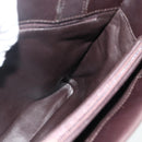 GUCCI Hand Bag Leather Dark Brown Silver 002 1024 Auth BA12290-18