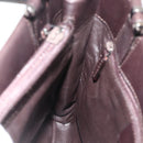 GUCCI Hand Bag Leather Dark Brown Silver 002 1024 Auth BA12290-19