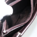 GUCCI Hand Bag Leather Dark Brown Silver 002 1024 Auth BA12290-22