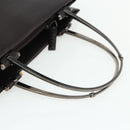 GUCCI Hand Bag Leather Dark Brown Silver 002 1024 Auth BA12290-7