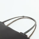 GUCCI Hand Bag Leather Dark Brown Silver 002 1024 Auth BA12290-8