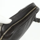 GUCCI Diamante Shoulder Bag Leather Dark Brown Silver 201448 Auth BA12291A-6
