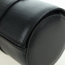 CARTIER Watch Case Leather Black Silver Auth BA12294V-11