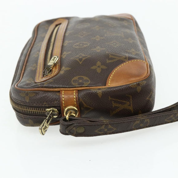 LOUIS VUITTON Monogram Marly Dragonne GM Clutch Bag M51825 LV Auth BA12298