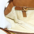 PRADA Shoulder Bag Nylon Ivory Gold Auth BA12301-19