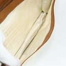 PRADA Shoulder Bag Nylon Ivory Gold Auth BA12301-22