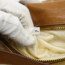 PRADA Shoulder Bag Nylon Ivory Gold Auth BA12301-23