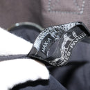 HERMES Her Line Cabas Tote Bag Canvas Gray Silver Auth BA12303-12