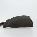 HERMES Her Line Cabas Tote Bag Canvas Gray Silver Auth BA12303-4