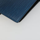 LOUIS VUITTON Epi Agenda PM Day Planner Cover Blue R20055 LV Auth BA12306-16