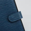 LOUIS VUITTON Epi Agenda PM Day Planner Cover Blue R20055 LV Auth BA12306-17