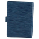 LOUIS VUITTON Epi Agenda PM Day Planner Cover Blue R20055 LV Auth BA12306-2