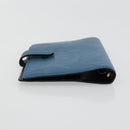 LOUIS VUITTON Epi Agenda PM Day Planner Cover Blue R20055 LV Auth BA12306-5