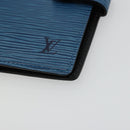 LOUIS VUITTON Epi Agenda PM Day Planner Cover Blue R20055 LV Auth BA12306-7