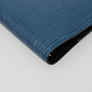 LOUIS VUITTON Epi Agenda PM Day Planner Cover Blue R20055 LV Auth BA12306-14