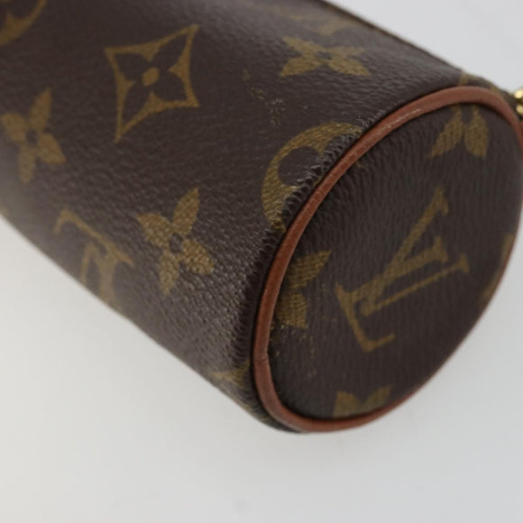 LOUIS VUITTON Monogram Papillon Pouch LV Auth BA12309