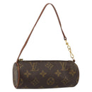 LOUIS VUITTON Monogram Papillon Pouch LV Auth BA12309-1