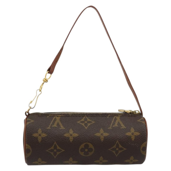 LOUIS VUITTON Monogram Papillon Pouch LV Auth BA12309