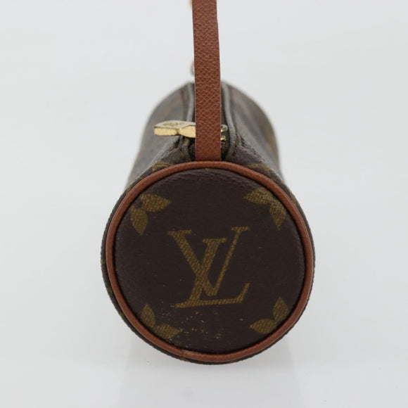 LOUIS VUITTON Monogram Papillon Pouch LV Auth BA12309