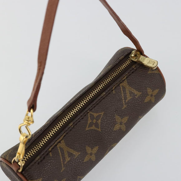 LOUIS VUITTON Monogram Papillon Pouch LV Auth BA12309