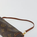 LOUIS VUITTON Monogram Papillon Pouch LV Auth BA12309-8