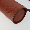 LOUIS VUITTON Epi Soufflot Pouch Accessory Pouch Brown LV Auth BA12310A-16