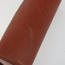 LOUIS VUITTON Epi Soufflot Pouch Accessory Pouch Brown LV Auth BA12310A-9