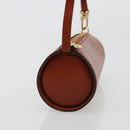 LOUIS VUITTON Epi Soufflot Pouch Accessory Pouch Brown LV Auth BA12310A-4