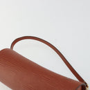 LOUIS VUITTON Epi Soufflot Pouch Accessory Pouch Brown LV Auth BA12310A-8