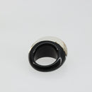 LOUIS VUITTON Berg Unclusion Ring Black Gold M65308 LV Auth BA12313-6