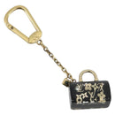 LOUIS VUITTON Speedy Porte Cles Unclusion Key Holder Black M65444 Auth BA12314-1