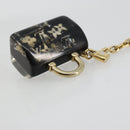 LOUIS VUITTON Speedy Porte Cles Unclusion Key Holder Black M65444 Auth BA12314-14