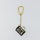 LOUIS VUITTON Speedy Porte Cles Unclusion Key Holder Black M65444 Auth BA12314-2