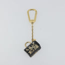 LOUIS VUITTON Speedy Porte Cles Unclusion Key Holder Black M65444 Auth BA12314-6