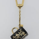 LOUIS VUITTON Speedy Porte Cles Unclusion Key Holder Black M65444 Auth BA12314-8