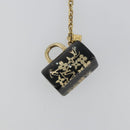 LOUIS VUITTON Speedy Porte Cles Unclusion Key Holder Black M65444 Auth BA12314-9