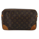 LOUIS VUITTON Monogram Compiegne 28 Clutch Bag M51845 LV Auth BA12316-2