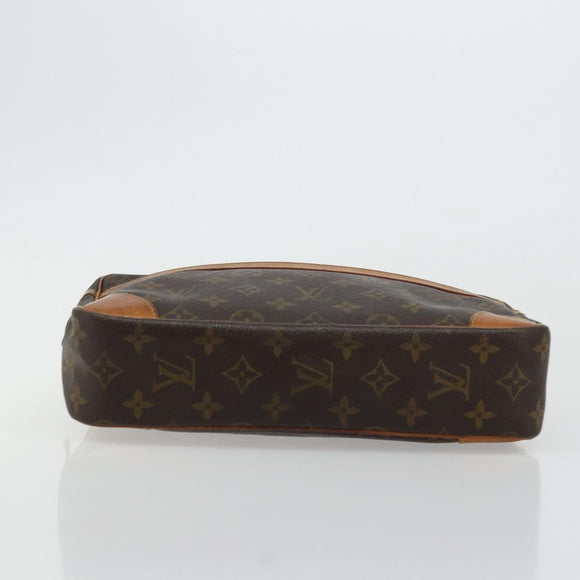 LOUIS VUITTON Monogram Compiegne 28 Clutch Bag M51845 LV Auth BA12316