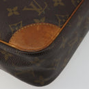 LOUIS VUITTON Monogram Compiegne 28 Clutch Bag M51845 LV Auth BA12316-14