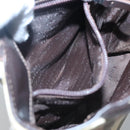 BURBERRY Nova Check Hand Bag PVC Beige Silver Auth BA1232-19