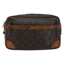 LOUIS VUITTON Monogram Compiegne 28 Clutch Bag M51845 LV Auth BA12322-13