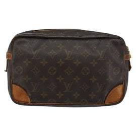 LOUIS VUITTON Monogram Compiegne 28 Clutch Bag M51845 LV Auth BA12322 - 0